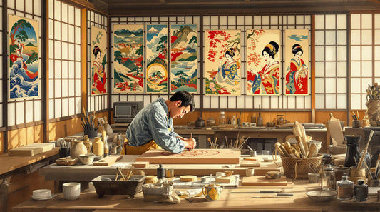Ukiyo-e Woodprint Mastery: Techniques & Inspiration