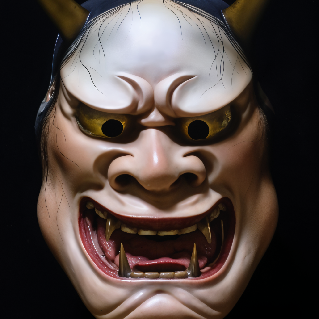 Japanese Noh Theatre Mask