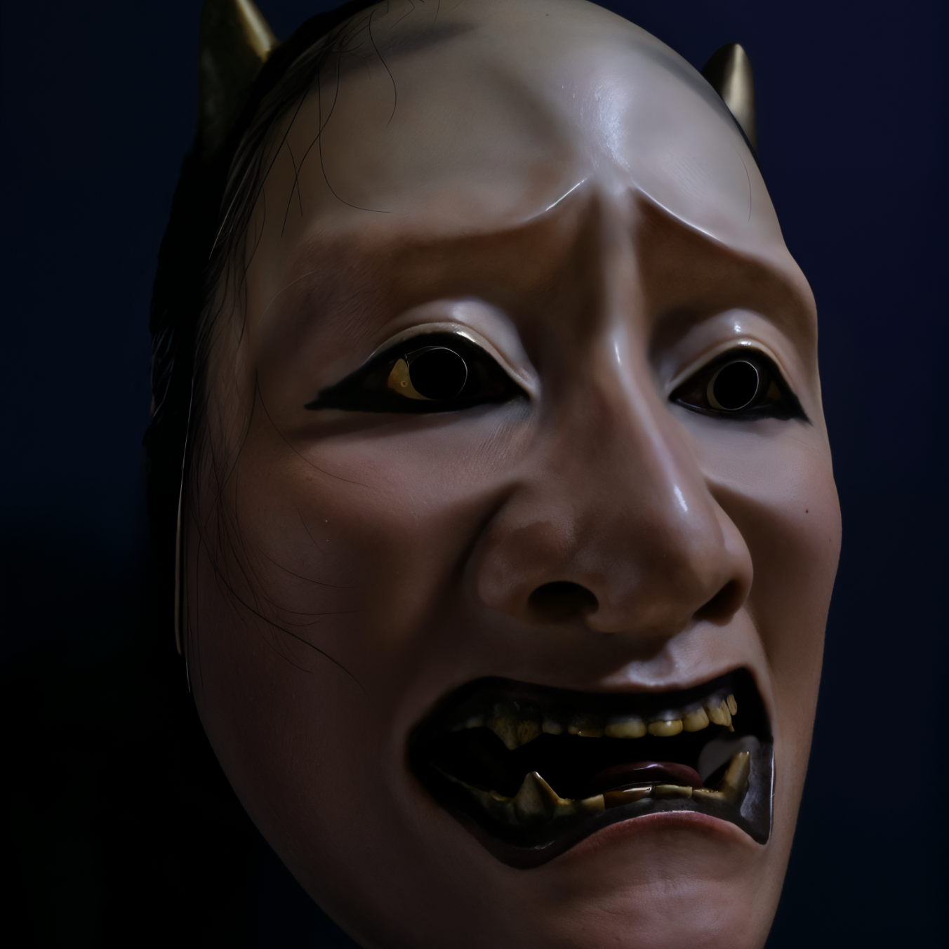 Japanese Noh Theatre Mask