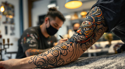How Tattoo Artists can wow clients with Noh Masks