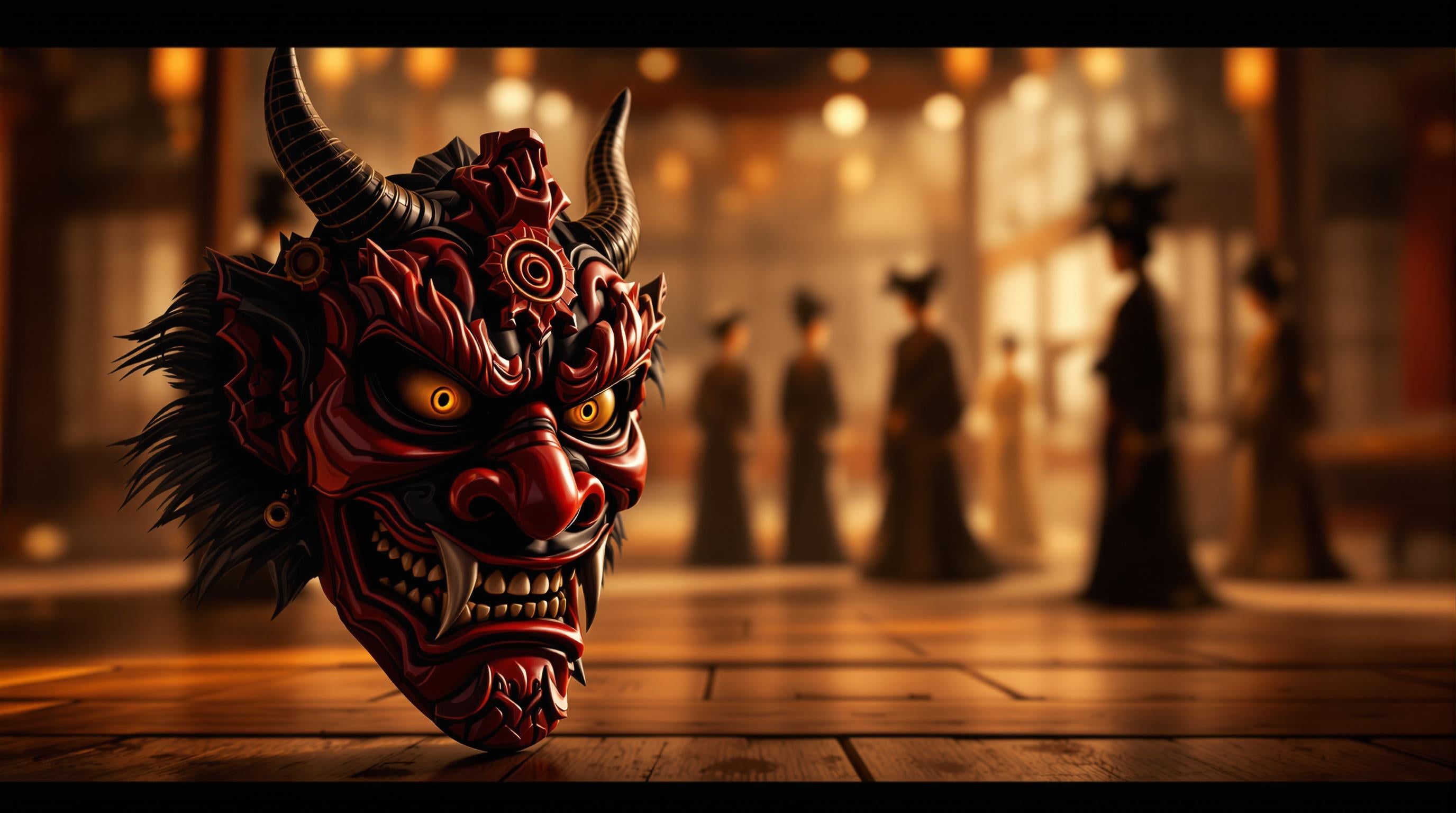 Symbolism of Demon Masks in Noh Theatre – Raw Japan Art
