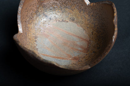 Bizen Pottery - slit bowl