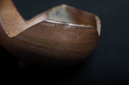 Bizen Pottery - slit bowl